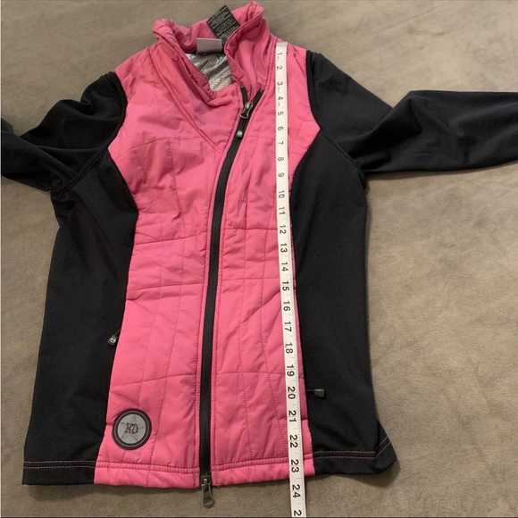 Harley-Davidson Pink Black convertible Jacket Vest size Small full zip Insulated - Picture 9 of 9